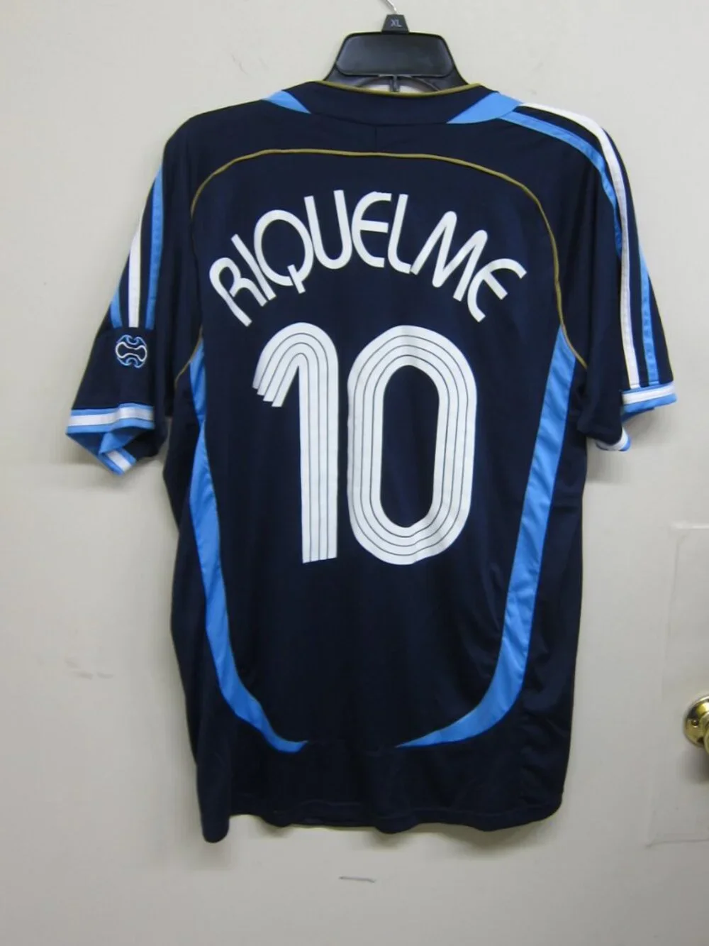 Adidas #10 Juan Roman Riquelme Argentina Reissue 2006 Away Mens XL Soccer Jersey